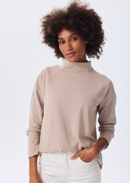 The Mock Neck Sweatshirt - Discontinued Style
