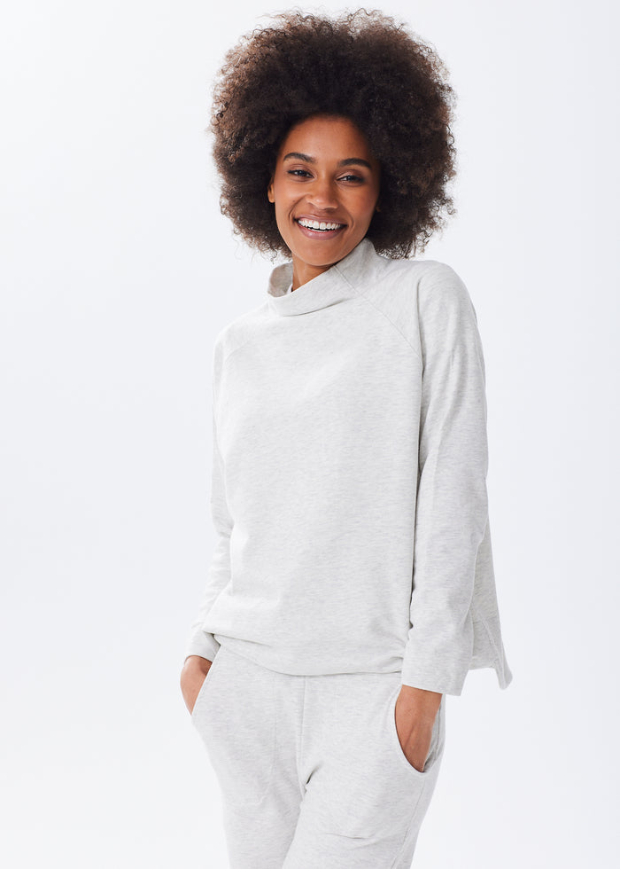 The Mock Neck Sweatshirt - Discontinued Style
