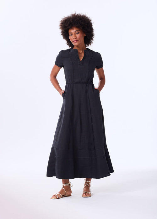 The Paneled Ramie Dress - Discontinued Style