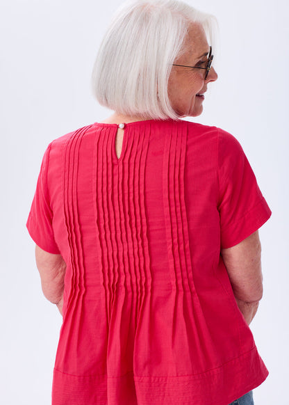 The Pintuck Peplum Blouse - Discontinued Style