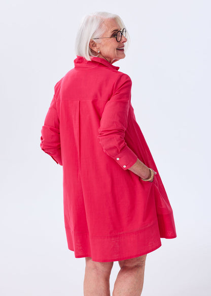The Pintuck Shirt Dress - Discontinued Style