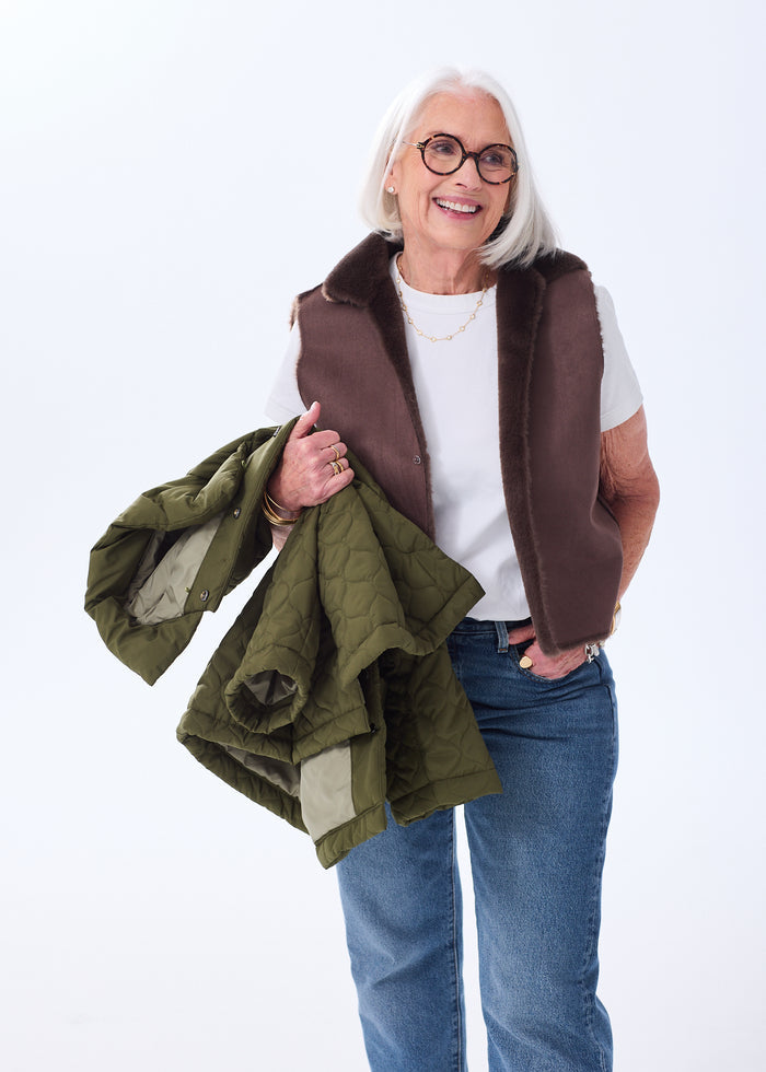 The Quilted Car Coat - Discontinued Style