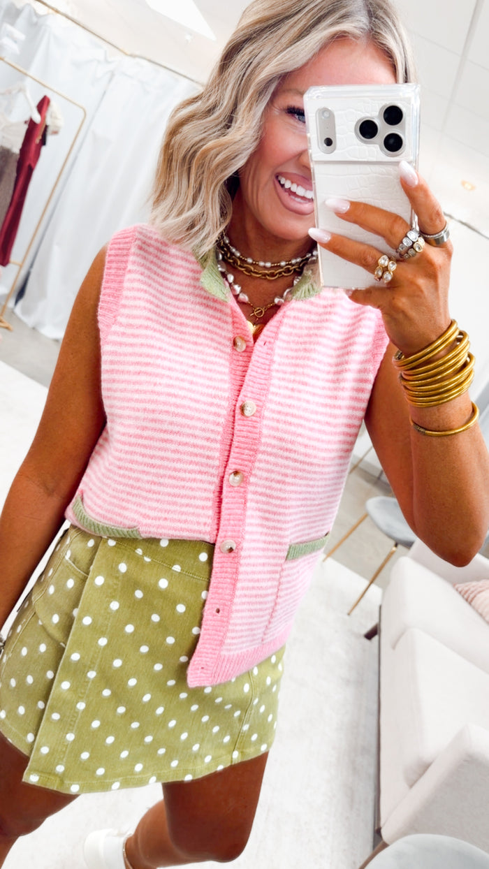 The Sienna Polkadot Wrap Skort