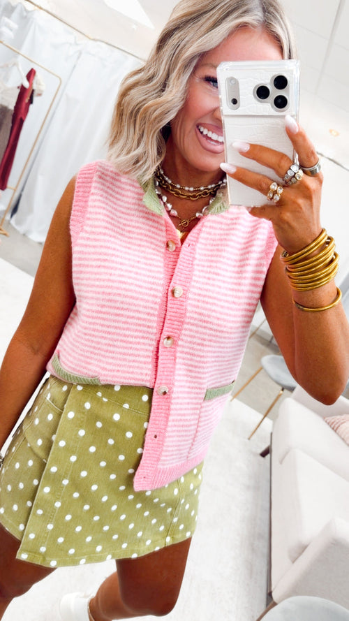 The Sienna Polkadot Wrap Skort