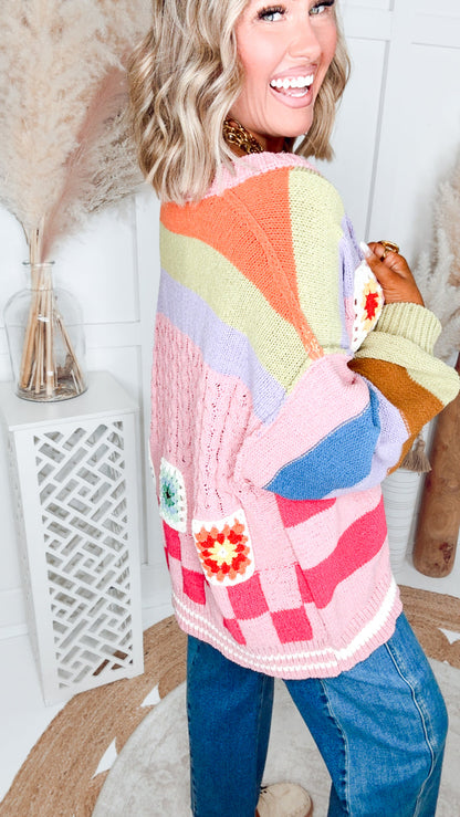 The Stitched in Color Cardigan