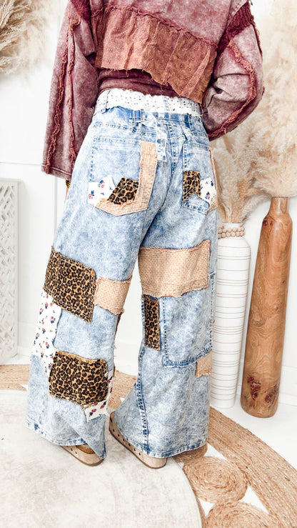 The Wild Card Pants-Denim