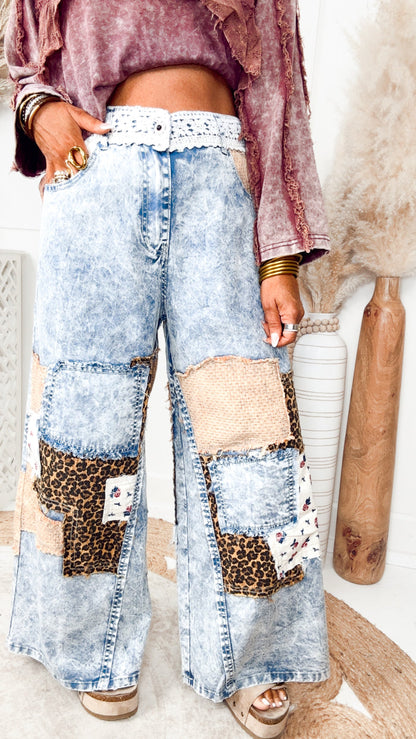 The Wild Card Pants-Denim