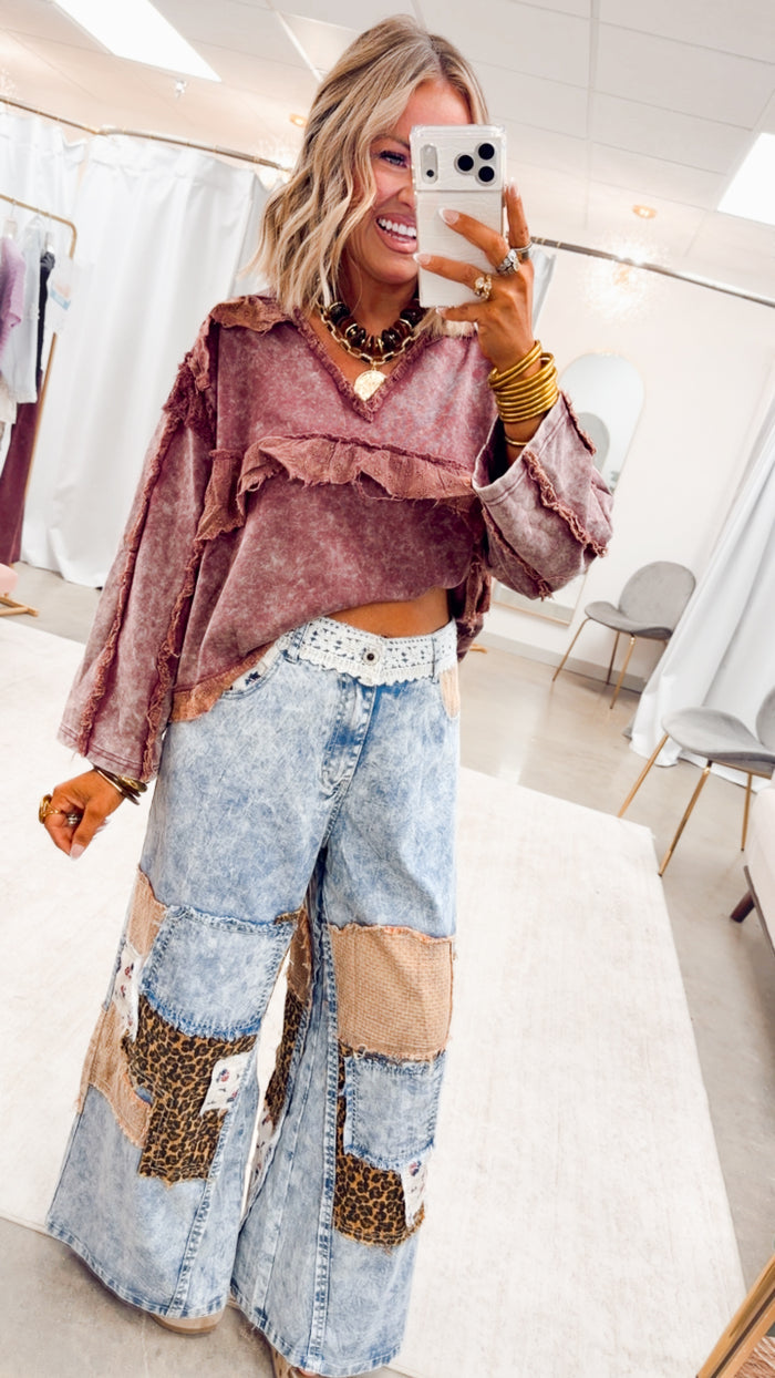 The Wild Card Pants-Denim