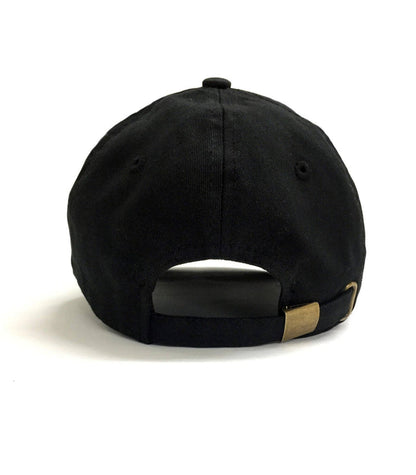 Thinking Cap Embroidered Dad Hat - Black Cotton