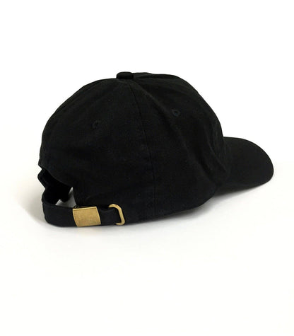 Thinking Cap Embroidered Dad Hat - Black Cotton