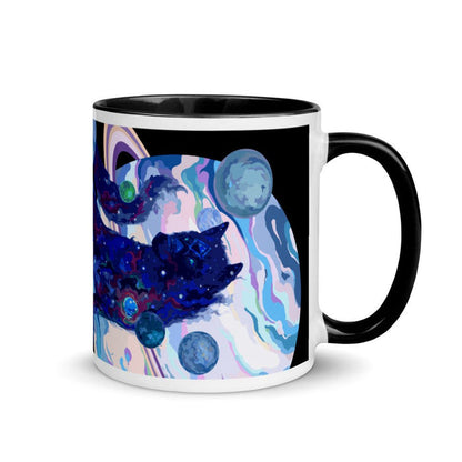 Transcendence Mug with Color Inside - BoxWood Board Designs - Black - -