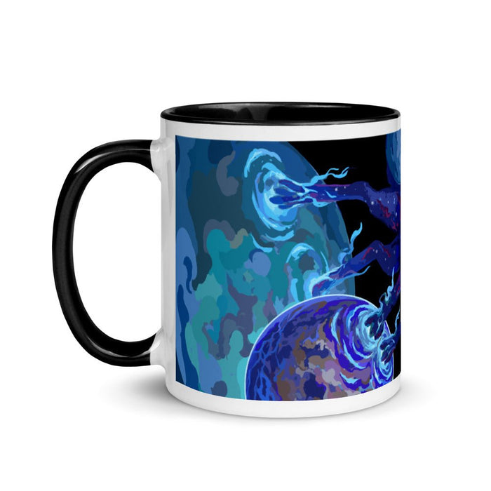 Transcendence Mug with Color Inside - BoxWood Board Designs - Black - -