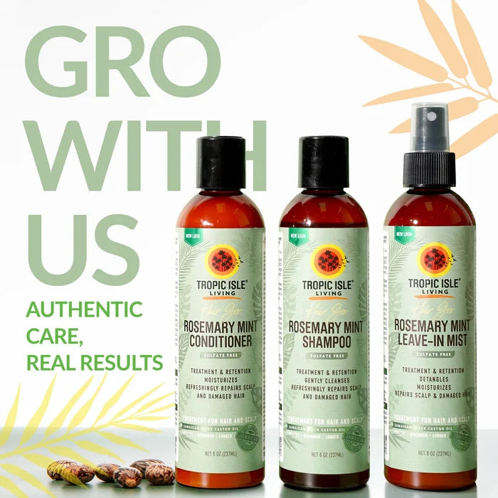 Tropic Isle Living Hair Gro Rosemary Mint Conditioner 8oz