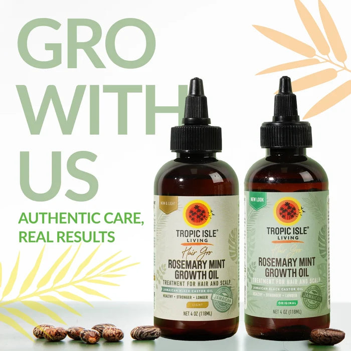 Tropic Isle Living Hair Gro Rosemary Mint Growth Oil 4oz