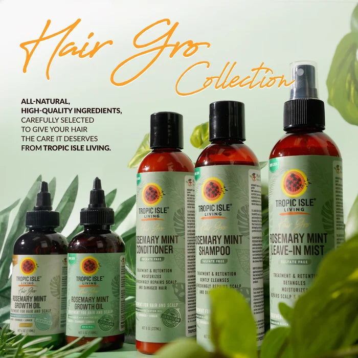 Tropic Isle Living Hair Gro Rosemary Mint Leave-In Mist 8oz