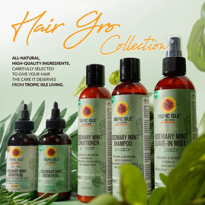 Tropic Isle Living Hair Gro Rosemary Mint Shampoo 8oz