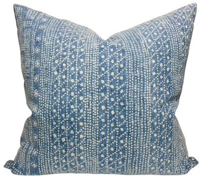 Turandot Pillow Cover in Aurora Blue, Rose Tarlow Textiles
