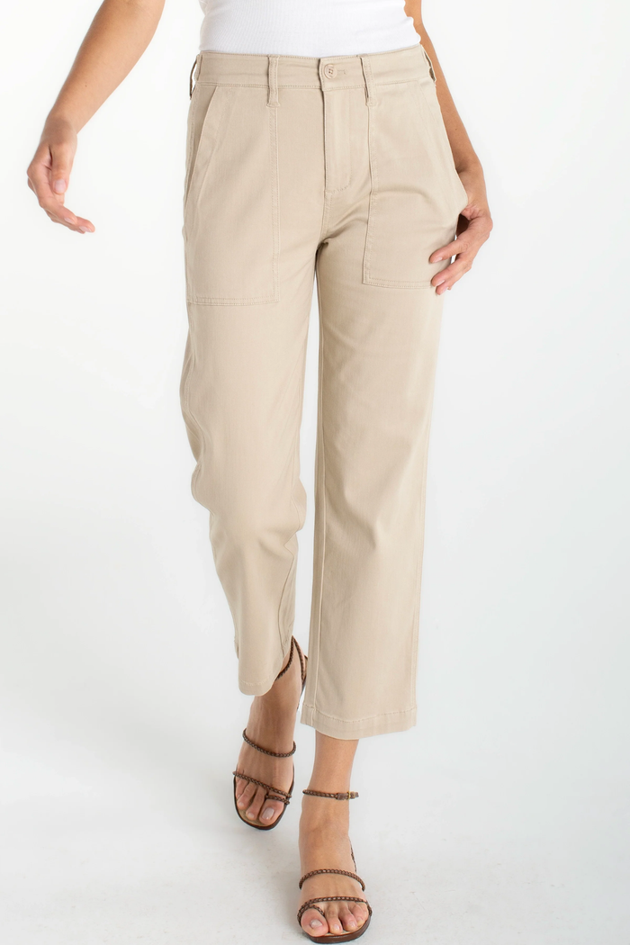 Utility Crop Straight With Side Tabs