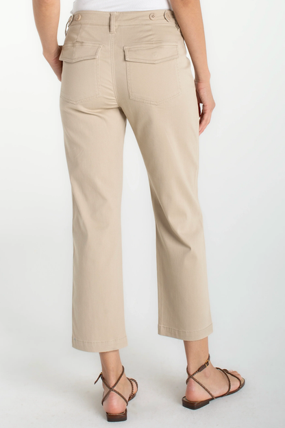 Utility Crop Straight With Side Tabs