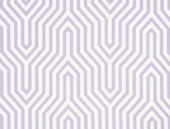 Vanderbilt Pillow Cover in Lavender, Schumacher Textiles