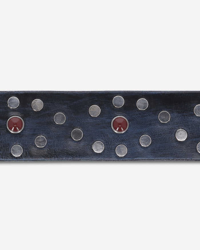 Our Legacy Vortex Belt Vintage Black Ocean Leather Belts Belt A2268VVB 001