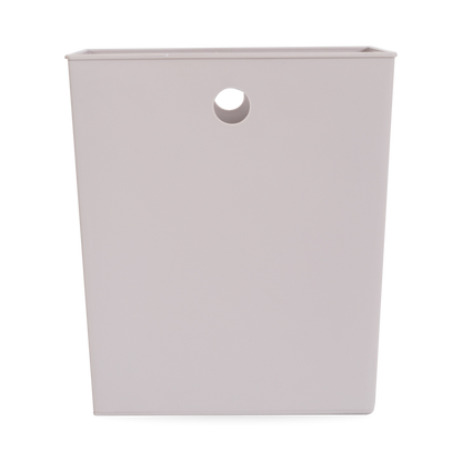 A perfect waste basket liner that is sleek and can fit in any 7" wide and 8" tall waste basket.