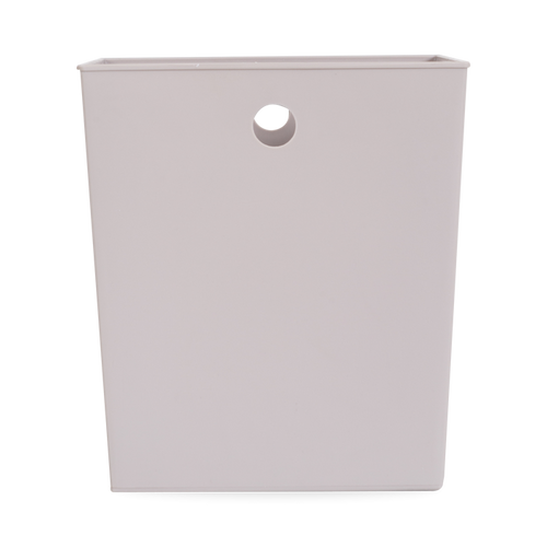A perfect waste basket liner that is sleek and can fit in any 7" wide and 8" tall waste basket.
