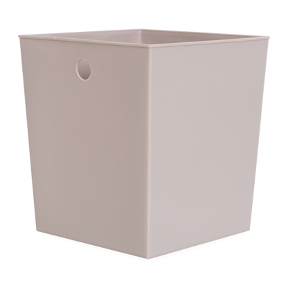 A perfect waste basket liner that is sleek and can fit in any 7" wide and 8" tall waste basket.