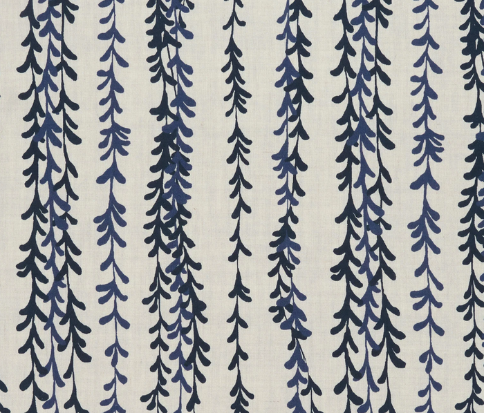 Weeping Willow Pillow Cover in Indigo, McLaurin + Piercy Textiles