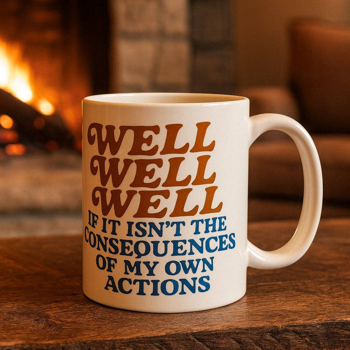 Well Well Well If It Isn't the Consequences Mug