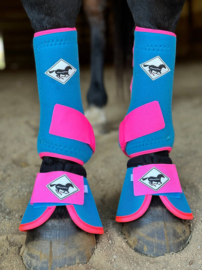 WhinneyWear Custom 2 Tone Protective Sport Boots