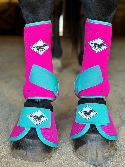 WhinneyWear Custom 2 Tone Protective Sport Boots