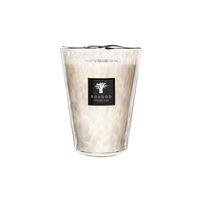 White Pearls Scented Candle