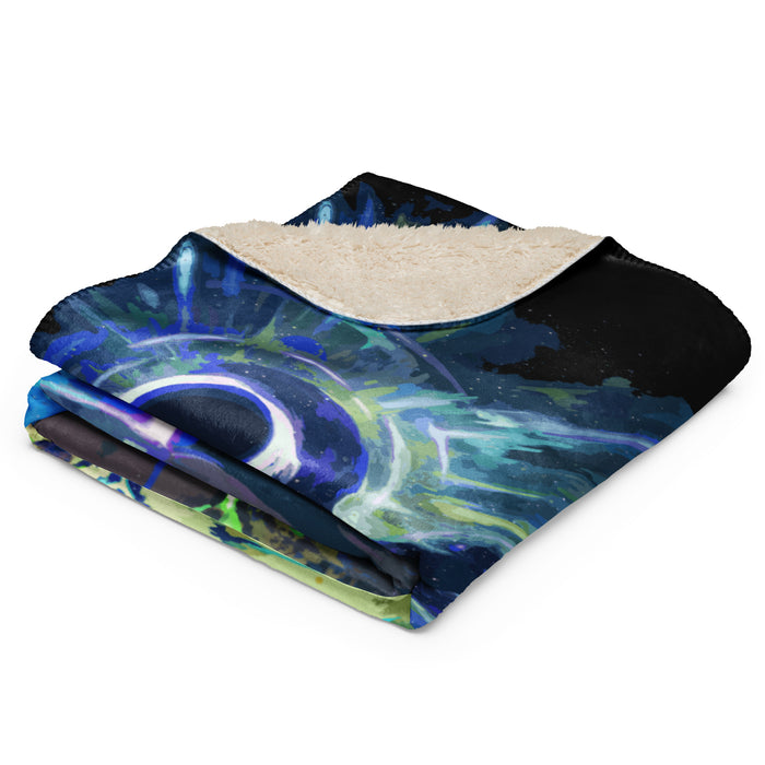 Wolf Star Sherpa blanket