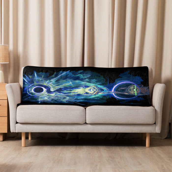 Wolf Star Sherpa blanket