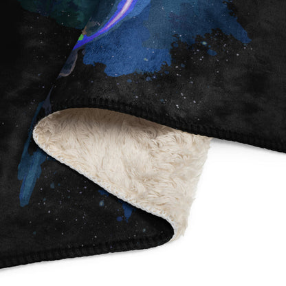 Wolf Star Sherpa blanket