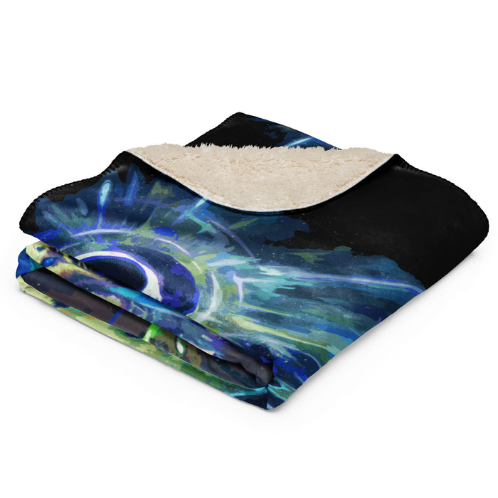 Wolf Star Sherpa blanket