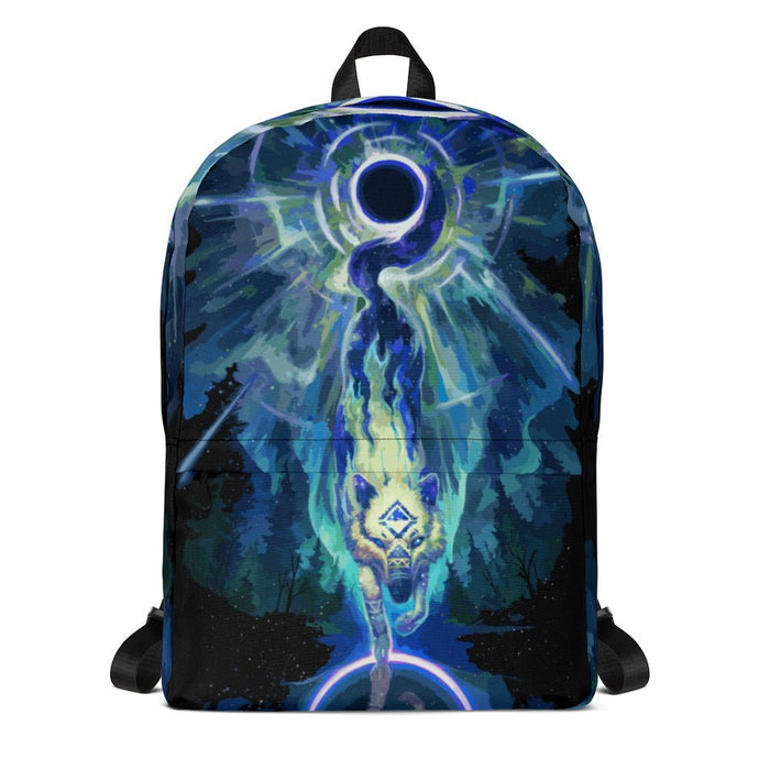 Wolf Star Water Resistant Backpack - BoxWood Board Designs - - -