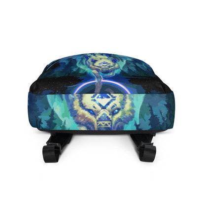 Wolf Star Water Resistant Backpack - BoxWood Board Designs - - -