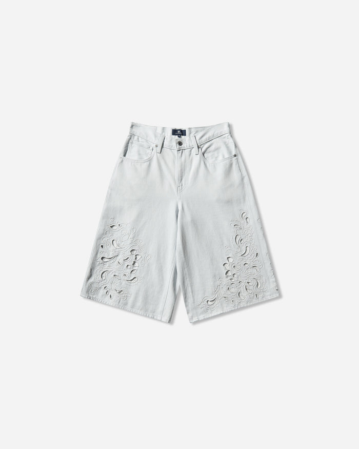 Levi's Wmns Blue Tab Embroidered Bandit Sh Med Indigo Pants Denim 004TD 0000