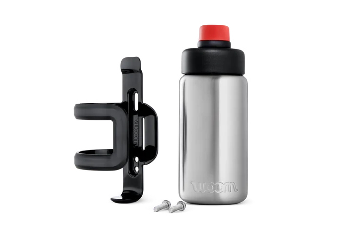 WOOM GLUG Stainless Steel Bottle + Bottle Cage