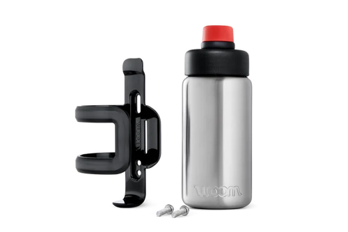 WOOM GLUG Stainless Steel Bottle + Bottle Cage