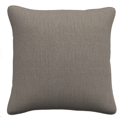 Woven Pillow Cover in Pewter, Indoor Outdoor Pillows