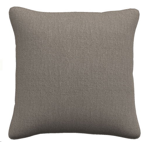 Woven Pillow Cover in Pewter, Indoor Outdoor Pillows