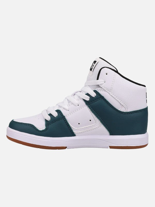 Zapatillas DC Niño Cure Hi Top Elastic Blanco Gris