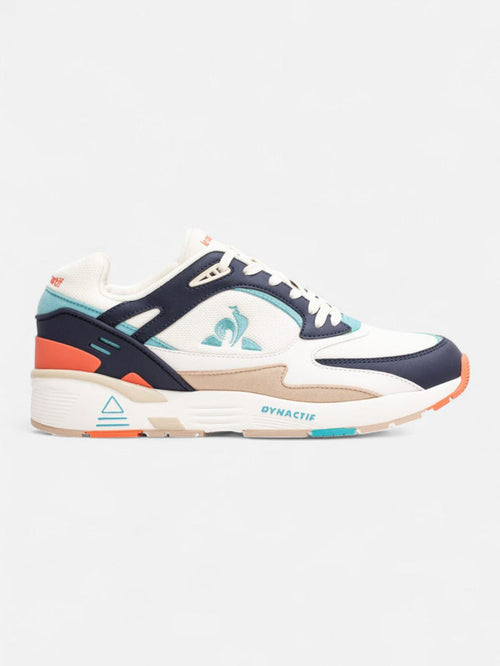 Zapatillas Le Coq Sportif R1100 Pop Blanco Azul Celeste