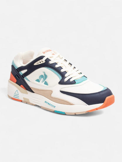 Zapatillas Le Coq Sportif R1100 Pop Blanco Azul Celeste