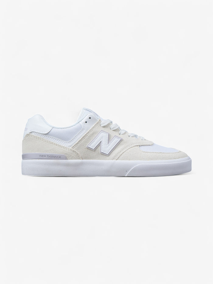 Zapatillas New Balance Numeric 574 Vulc Blanco Crema