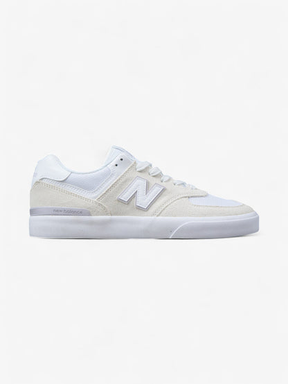Zapatillas New Balance Numeric 574 Vulc Blanco Crema