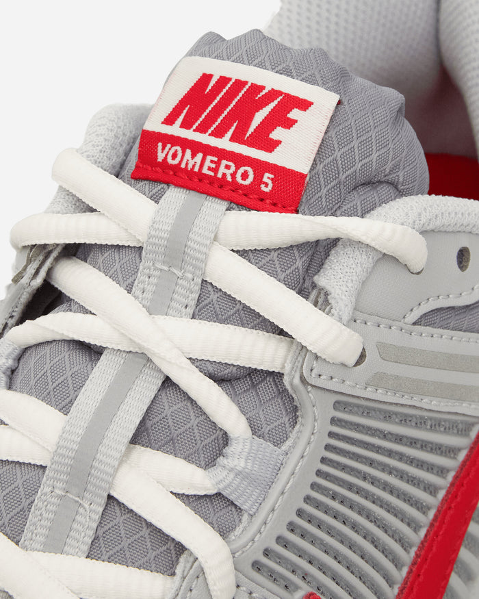 Nike Nike Zoom Vomero 5 Se Men's Shoes Grey Fog/University Red-Partic Sneakers Low IQ6589-001